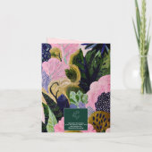 Tropisch Modernisme Wenskaart Kaart (Achterkant)