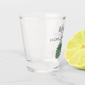Tropisch Monstera Bachelorette Party Shot Glass Glas (Links)
