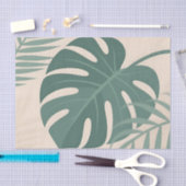 Tropisch Monstera-blad Botanische Sereniteit Tissuepapier (Craft)