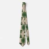 Tropisch Monstera blad Stropdas (Voorkant)