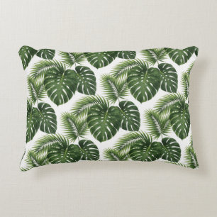 🌿 Tropisch Monstera-blad Weelderige Botanische St Accent Kussen