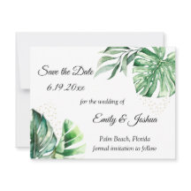 Tropisch Monstera Fantasienaam & goud |