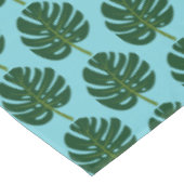 Tropisch Monstera floreel patroon tablecloe Tafelkleed (Gekanteld)