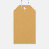 Tropisch Monstera Geel | Weddenschap Hartelijk dan Cadeaulabel (Achterkant)