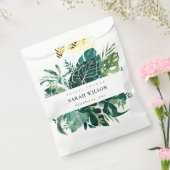 Tropisch Monstera Green Foliage Vrijgezellenfeest Bedankzakje (Gezegeld)