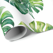 Tropisch Monstera inpakpapier (Rol Hoek)