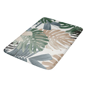 Tropisch Monstera Jungle Bladeren 3 Badmat