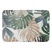 Tropisch Monstera Jungle Bladeren 3 Badmat (Voorkant)