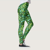 Tropisch Monstera laat Leggings over (Rechts)