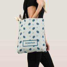 Tropisch monstera laat monogram op blauw