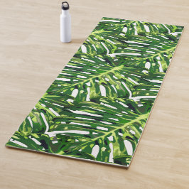 Tropisch Monstera laat Yoga Mat achter - Relax