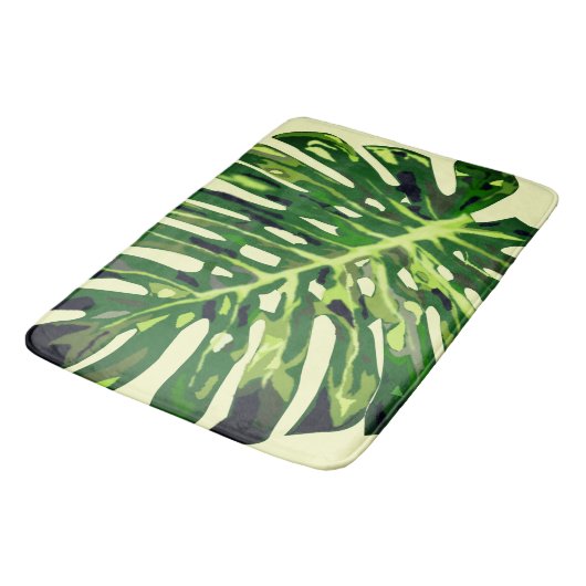 Tropisch Monstera Leaf Badmat (Gekanteld)