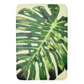 Tropisch Monstera Leaf Badmat (Voorkant Verticaal)
