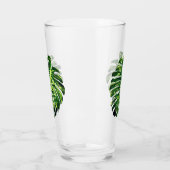 Tropisch Monstera Leaf - Exotic Glas (Links)