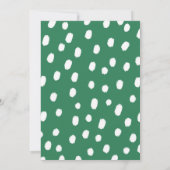 Tropisch Monstera Leaf Genderneutraal Baby shower Kaart (Achterkant)