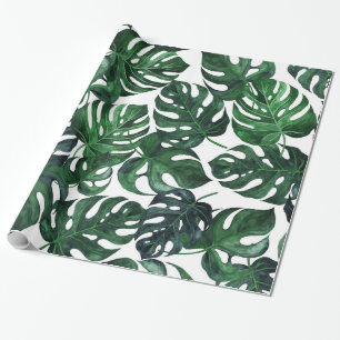 Tropisch Monstera Leaf Gift Wrap Cadeaupapier