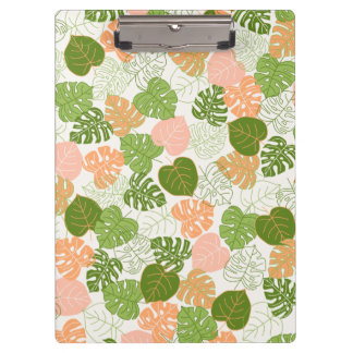Tropisch Monstera Leaf Klembord