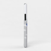 Tropisch Monstera Leaf Monogram w Shadow Paars Ca Case-Mate iPhone Case (Achterkant/rechts)