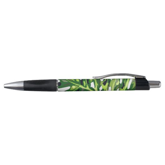 Tropisch Monstera Leaf Pen (Bovenkant)