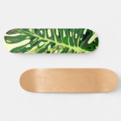 Tropisch Monstera Leaf - Persoonlijk Skateboard (Horizontaal)