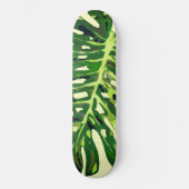 Tropisch Monstera Leaf - Persoonlijk Skateboard (Voorkant)