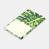 Tropisch Monstera Leaf Post-it® Notes (Schuin)