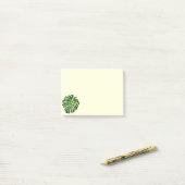Tropisch Monstera Leaf - Post-it® Notes (Op bureau)