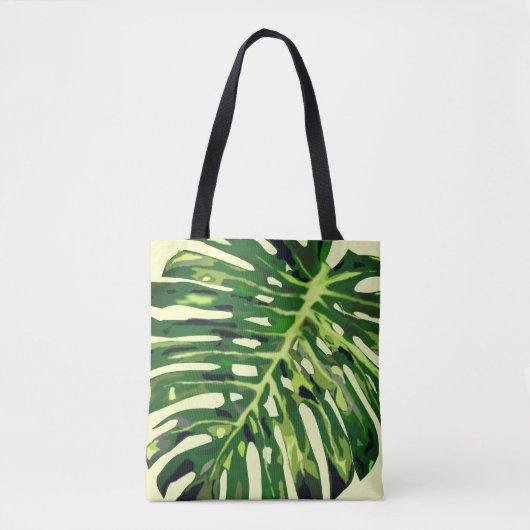 Tropisch Monstera Leaf Tas van Ctossbody Bag (Voorkant)