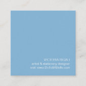 Tropisch Monstera Leaf Vierkante Visitekaartje (Voorkant)