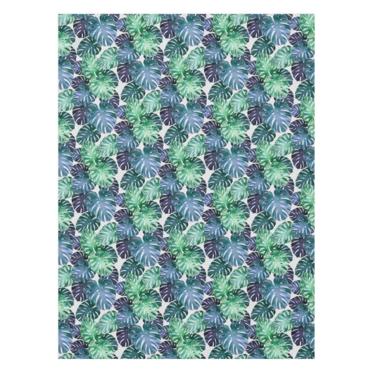 Tropisch Monstera leveert tablet Tafelkleed (Voorkant)