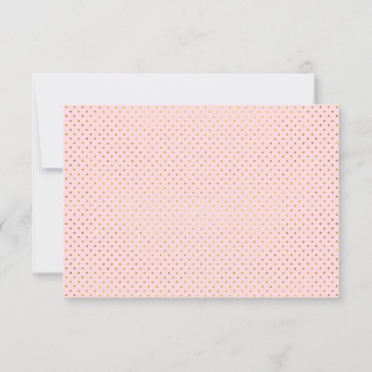 Tropisch monstera, palmbladeren roze bruiloft RSVP (Achterkant)