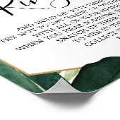 Tropisch monstera Vrijgezellenfeest Ringspel Poster (Hoek)