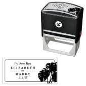 Tropisch Monstera Zelfinktende Stempel (In situ)