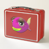 Tropisch mooie roze vis (Achterkant)