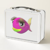 Tropisch mooie roze vis (Achterkant)