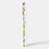 Tropisch Mozaïek – Blauwe en Gouden Ara Mandala Case-Mate iPhone Case (Achterkant / Links)