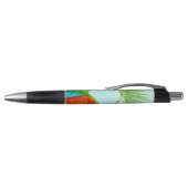 Tropisch Multicolored Macaw Bird & Monogram Pen (Bovenkant)