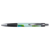 Tropisch Multicolored Macaw Bird & Monogram Pen (Achterkant)