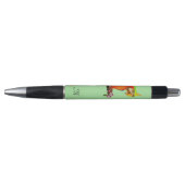 Tropisch Multicolored Macaw Bird & Monogram Pen (Voorkant)