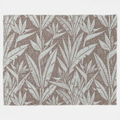 tropisch naadloos patroon fleece deken (Voorkant (Horizontaal))