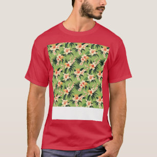 Tropisch naadloos patroon Hawaïaanse Hibiscus Mons T-shirt
