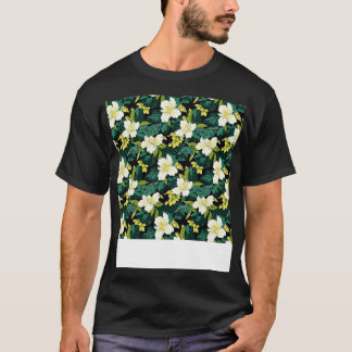 Tropisch naadloos patroon Hawaïaanse Hibiscus Mons T-shirt