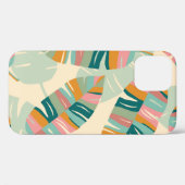 Tropisch naadloos patroon met abstracte bladeren. Case-Mate iPhone case (Achterkant (horizontaal))