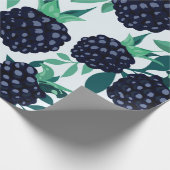 Tropisch naadloos patroon met bramen cadeaupapier (Hoek)