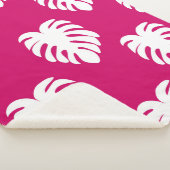 Tropisch naadloos patroon met monstera. art. sherpa deken (3/4)