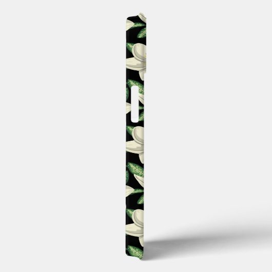 Tropisch naadloos patroon witte bloemen groen blad Case-Mate iPhone case (Achterkant / Rechts)