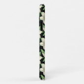 Tropisch naadloos patroon witte bloemen groen blad Case-Mate iPhone case (Achterkant/rechts)