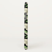 Tropisch naadloos patroon witte bloemen groen blad Case-Mate iPhone case (Achterkant / rechts)