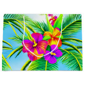 Tropisch naadloos patroonpatroon in Hawaiian Groot Cadeauzakje (Voorkant)