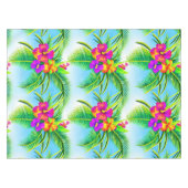 Tropisch naadloos patroonpatroon in Hawaiian Tafelkleed (Voorkant (Horizontaal))